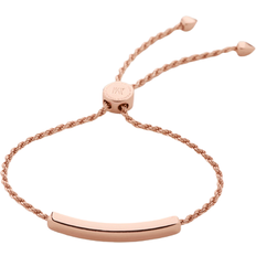 Monica Vinader Linear Chain Bracelet - Rose Gold