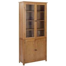 vidaXL Be Basic Glass Cabinet 89.9x199.9cm