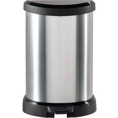 Silver Pedal Bins Curver DECO (B00YD9AU8Q)