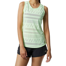 New Balance Q Speed Jacquard Tank Top Women - Vibrant Spring Glo