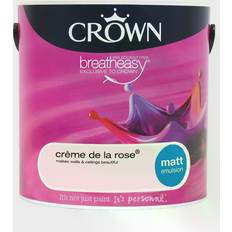 Crown Breatheasy Wall Paint, Ceiling Paint Rose 2.5L