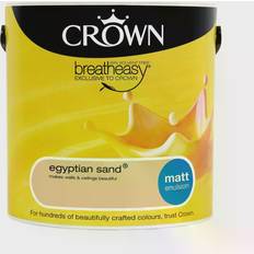 Crown Breatheasy Ceiling Paint, Wall Paint Egyptian Sand 2.5L