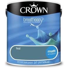 Crown Breatheasy Ceiling Paint, Wall Paint Teal 2.5L