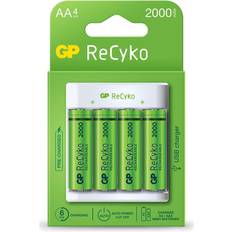 GP Batteries ReCyko USB Charger 2000mAh 4xAA