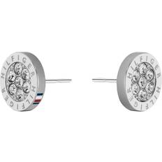 Tommy Hilfiger Earrings Tommy Hilfiger Stud Earrings - Silver/Transparent