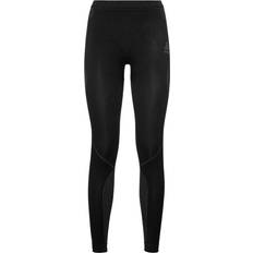 Fitness & Gym - Women Base Layer Trousers Odlo Performance Evolution Warm Base Layer Pants Women - Black/Graphite Grey