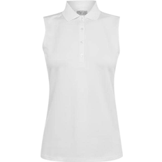 Callaway Sleeveless Knit Polo Shirt Ladies - White