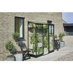 Halls Greenhouses Qube 26 1.2m² Aluminum Safety Glass