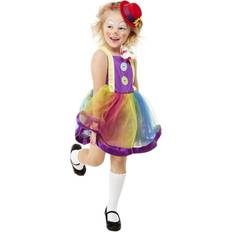 Smiffys Girls Toddler Clown Costume