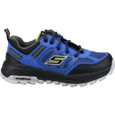 Skechers Boys Fuse Tread Leather Trainers - Royal Blue/Black