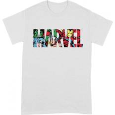 Marvel Unisex Adult Character T-shirt - White/Red/Green