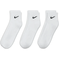Sportswear Garment - Unisex Underwear Nike Everyday Cushioned Training Ankle Socks 3-pack - White/Black
