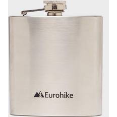 EuroHike Outdoor Equipment EuroHike Stainless Steel 0.6oz Hip Flask, Silver