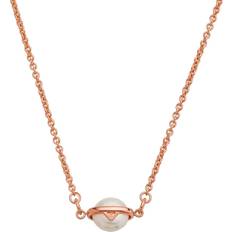 Emporio Armani Pendant Necklace - Rose Gold/Pearl