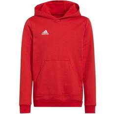 Adidas Junior Entrada 22 Hoodie - Team Power Red/White (H57566)