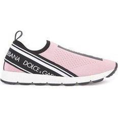 Dolce & Gabbana Sorrento Slip-on Sneakers With Logo Tape - Pink