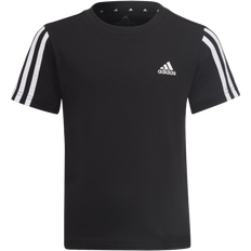 Adidas Kid's Essentials 3-Stripes T-shirt - Black/White (HF1903)