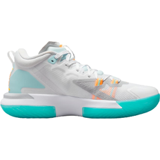 Nike Zion 1 - White/Laser Orange/Dynamic Turquoise/Black