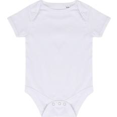 Larkwood Baby's Short Sleeve Bodysuit - White (LW055)