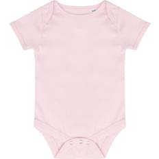 Larkwood Baby's Short Sleeve Bodysuit - Pale Pink (LW055)