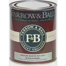 Farrow & Ball Estate No.2012 Metal Paint, Wood Paint House White 0.75L