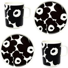 Marimekko Oiva Unikko Mug 25cl 4pcs