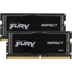 32 GB - SO-DIMM DDR5 RAM Memory Kingston Fury Impact SO-DIMM DDR5 4800MHz 2x16GB (KF548S38IBK2-32)