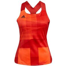 Adidas Tennis Primeblue Tokyo Heat.Rdy Y-Tank Top Women - App Solar Red/Black