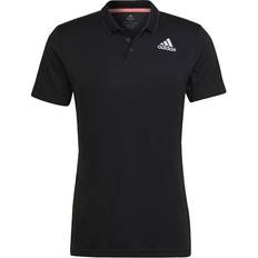 Adidas Slim Polo Shirts Adidas Tennis Freelift Polo Shirt Men - Black