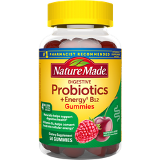 Nature Made Digestive Probiotics Plus Energy B12 Raspberry & Cherry 50 pcs
