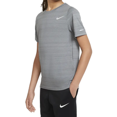 Nike Kid's Dri-Fit Miler Training T-shirt - Smoke Grey