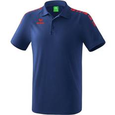 Erima Essential 5-C Polo Shirt - New Navy/Red