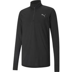 Puma Favourite Quarter-Zip Running T-shirt Men - Black