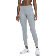 XXS Tights Nike Epic Fast Mid-Rise Pocket Running Leggings Women - Smoke Grey/Heather/Reflective Silver