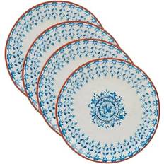 Ceramic - Red Dinner Plates Certified International Porto Dinner Plate 27.31cm 4pcs