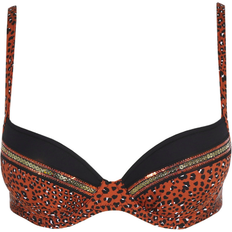 Sequins Swimwear Marie Jo Swim Amanda Heart Shape Padded Bikini Top - Zanzibar