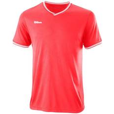 Wilson Team II High V-Neck Men - Fiery Coral Tn