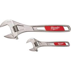 Set Adjustable Wrenches Milwaukee 48227400 2pcs Adjustable Wrench