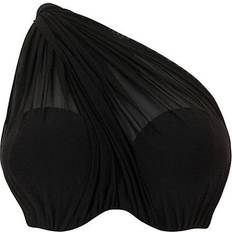 Bikinis Curvy Kate Wrapsody Bandeau Bikini Top - Black