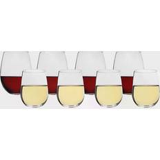 Orrefors O Cabernet/Merlot + Viognier/Chardonnay Stemless Wine Glass 8pcs