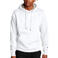 Champion Powerblend Fleece C Logo Hoodie - White