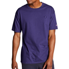 Champion Classic Embroidered C Logo T-shirt Unisex - Purple