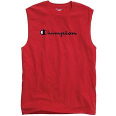 Champion Classic Graphic Muscle Script Logo T-shirt Unisex - Scarlet