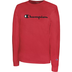 Champion Classic Script Logo Long Sleeve T-shirt - Red