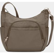 Travelon Anti-Theft Classic Crossbody Bucket Bag - Nutmeg