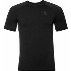 Odlo Performance Warm Eco Base Layer T-shirts Men - Black/Odlo Graphite Grey