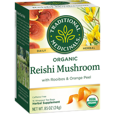 Traditional Medicinals Organic Reishi Mushroom with Rooibos & Orange Peel Tea 24g 16pcs