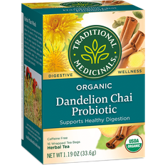 Traditional Medicinals Organic Dandelion Chai Probiotic Tea 33.6g 16pcs