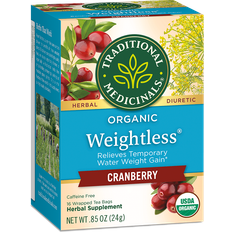 Traditional Medicinals Organic Weightless Cranberry Tea 24g 16pcs