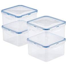 Lock & Lock Easy Essentials Kitchen Container 4pcs 1.21L